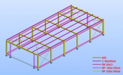 Biuro projektowe - Projekt budowlany i wykonawczy stalowej hali, Biłgoraj